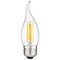 SUNLITE 80421-SU 4 Watt Flame Tip Lamp Medium (E26) Base Warm White 2700K